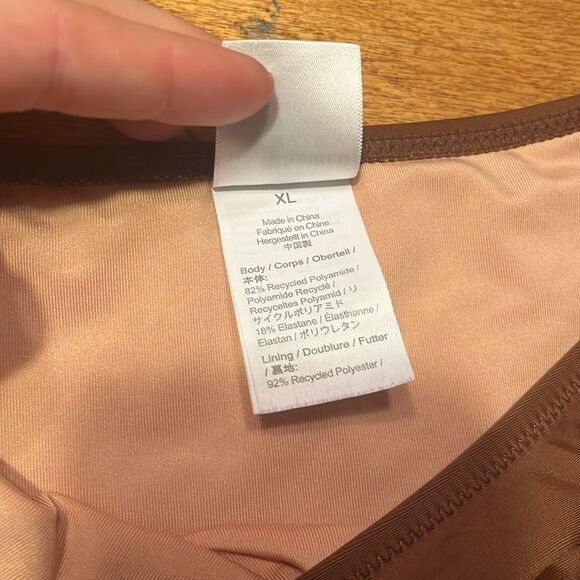 J. Crew Brown Triangle Bikini with Adjustable Ties - Picture 3 of 7